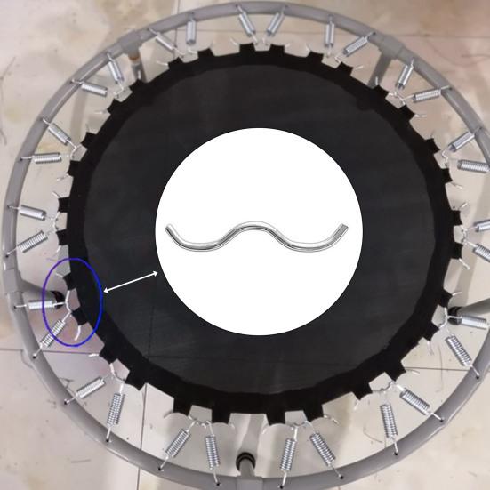 Высокостабильный батут W крюк, железный стержень для батута, разъем для проводов, сменный крючок, аксессуары для батута