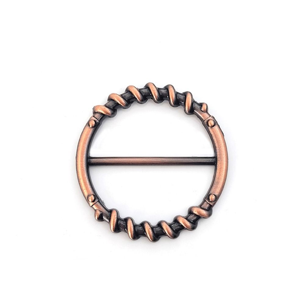 Hijab Scarf Clip Clothing Corner Knotted Buckles Round Metal Scarf Buckle Girls