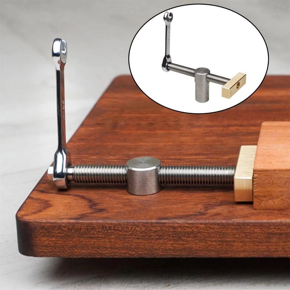 Brass Material Woodworking Bench Dog Adjustable Workbench Fast Fixed Clamp  Desktop Hole