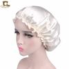 Роскошная атласная ночная шапочка для сна для кудрявых волос, салонная шапочка для головы, шапочка-боннет