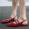 Fashion Flats Women's Sandals Elegant Shallow Shoes Designer Buckle Loafers Shoes Woman 2025 Summer Slingback Dress Sandalias De Mujer