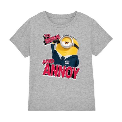 Футболка «Гадкий Я 4 Дети/Дети обслуживают и раздражают Джерри»