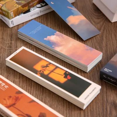 30 шт./пакет Ins Style Warm Series Creative Hand Account DIY Decor Bookmarks Cancel Student Office Supplies Back To School