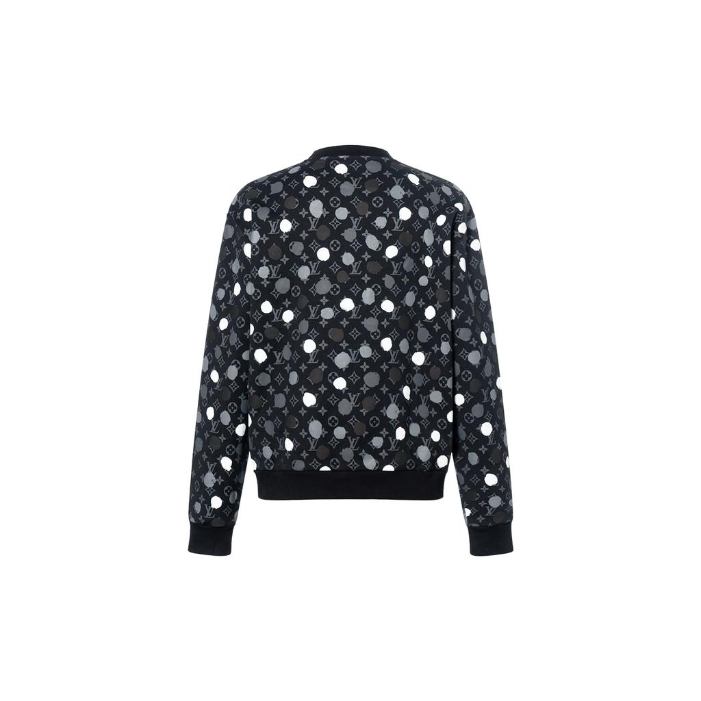 Louis Vuitton Свитшот X Yayoi Kusama Мужской Черный 1AB6J7