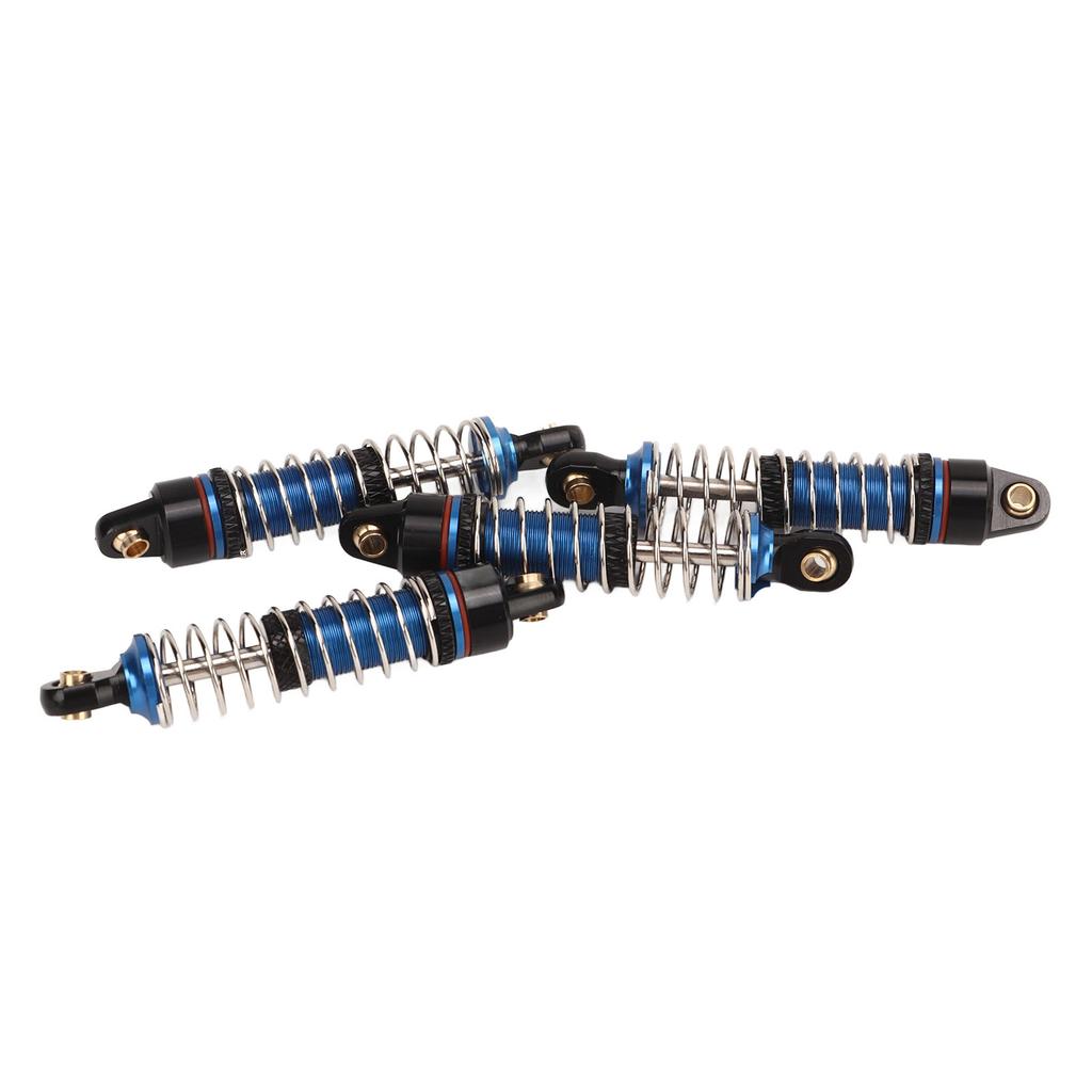 4pcs RC Shock Absorbers Replacement Aluminum Alloy RC Car Dampers for Traxxas 118 Blue