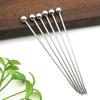 Yousheng 10Pcs Cocktail Picks Reusable Anti-corrosion 304 Stainless Steel Club Sandwiches Buffet Picks for KTV
