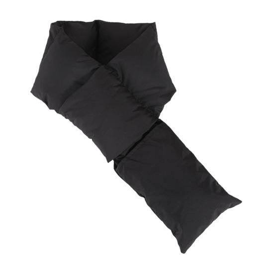 Down Scarf with Pocket Design Solid Color Waterproof Wear-Resistant Winter Versatile Scarf Daily Outdoor