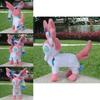 Sylveon 9" Pokemon Go Fairy Eevee Plush Toy Adorable Soft Doll For Kids And Adults