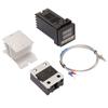 PID Temperature Controller Set K Type Thermocouple Heat Sink Relay Thermostat Holder for Farm