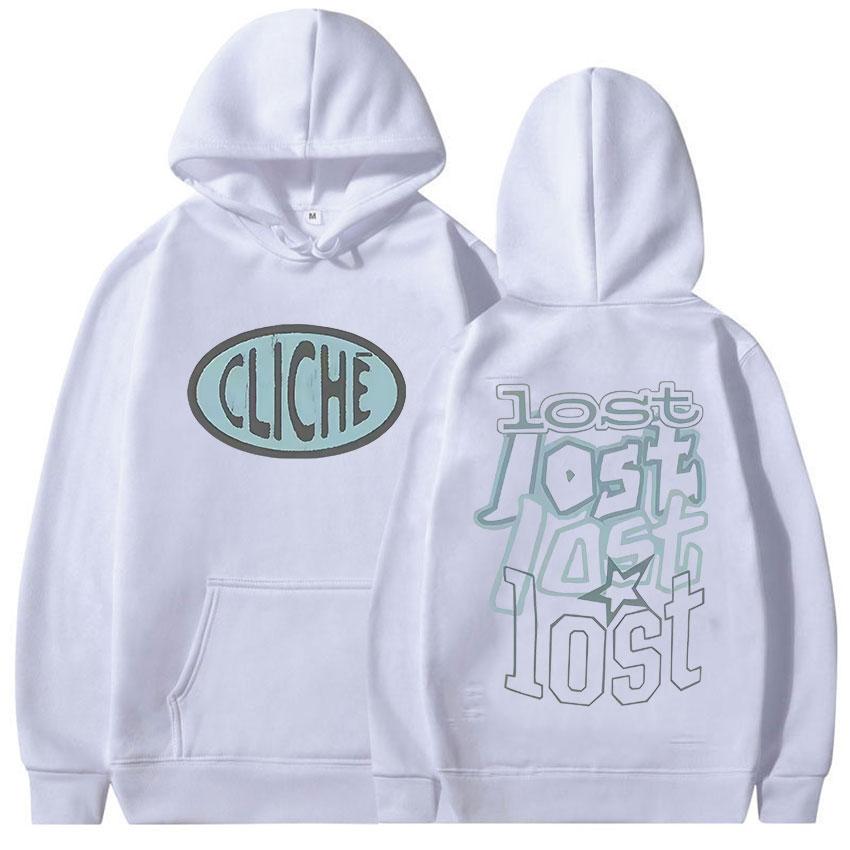 Худи с логотипом рэпера Mgk Lost Tour 2025 Мужское Женское Повседневная Толстовка с Длинным Рукавом Оверсайз Винтажный Флис Модный Пуловер с Капюшоном