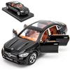 Модель автомобиля Benz E300l в масштабе 1/32, литая под давлением из цинкового сплава, коллекционная игрушечная машинка с откатным механизмом со звуком и светом для детей, подарок для мальчиков и девочек