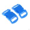 20 Pieces Flat Assorted Color Plastic Adjustable Side Release Buckles