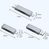 Многофункциональный алюминиевый кард-ридер для карт TF, USB Type A/C, двойной слот, не требует драйверов, для командировок, для обмена документами