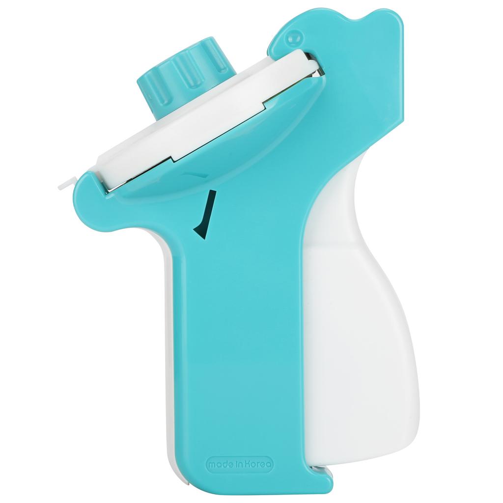 Label Maker Typewriter with Embossing Tape Manual Projects Supplies Light Blue E-202