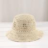 NEW Y2K Beach Korean Straw Hat Summer Women Visor Bucket Hat Fisherman Hat Hand Weaving Panama Girl Fishing Handmade Sun Hats