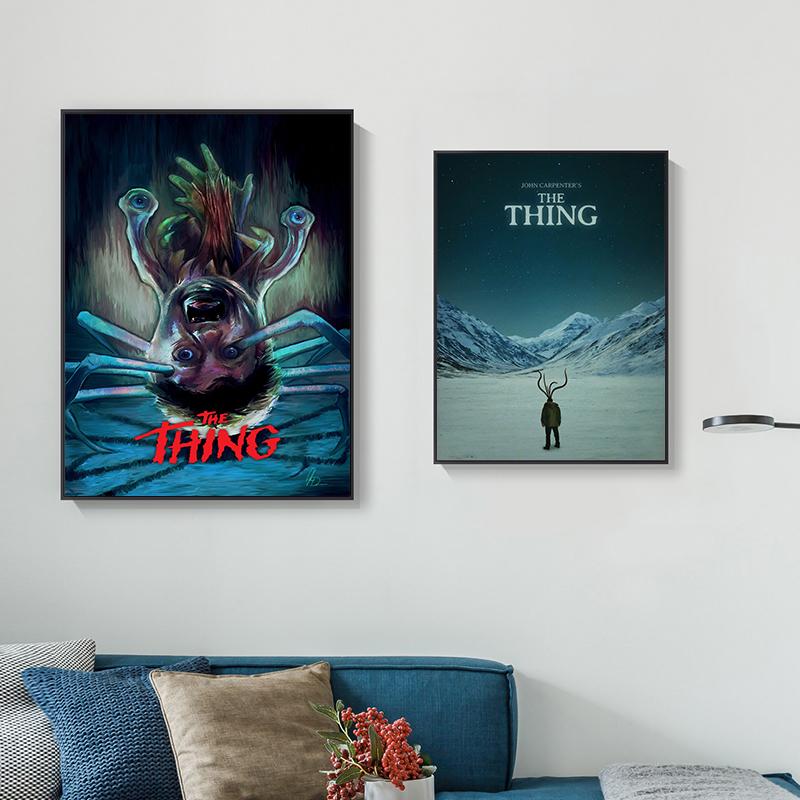Классический фильм ужасов The Thing, постеры с принтом, холст, картина Джон Карпентер, настенная художественная картина для спальни, украшение дома