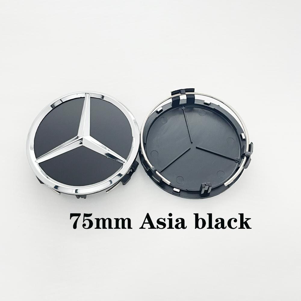 4pcs 75mm Car Wheel Center Logo Hub Cap For Mercedes Benz E300 W211 W205 W213 W203 C218 A207 CLA CLS E Class accessories