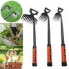 Weed Puller Tool with Ergonomic Non-Slip Handle 5 Teeth Design Easy To Clean Multifunctional Weed Remover Soil Loosening Tool