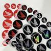 BXK3 3D Car Logo Stickers Suitable for Honda Motorcycle Reflective Waterproof Motorcycle Racing Decorative Soft Adhesive Stickers