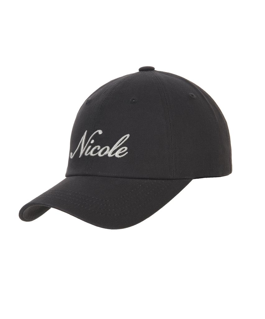 Кепка с вышивкой Nigaennikol Nicole_Угольный