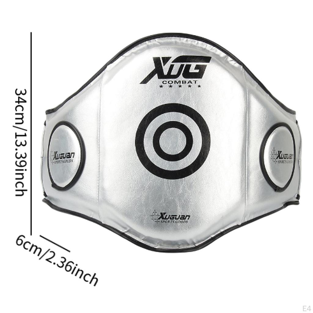 Боксерский протектор для тела, защитная накладка на живот, регулируемая защита, защитное снаряжение для спарринга по муай-тай