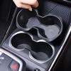 Для BMW X1 U11 2023-2024 TPE черный автомобильный центральный консольный держатель для стакана воды ящик для хранения аксессуары для салона автомобиля