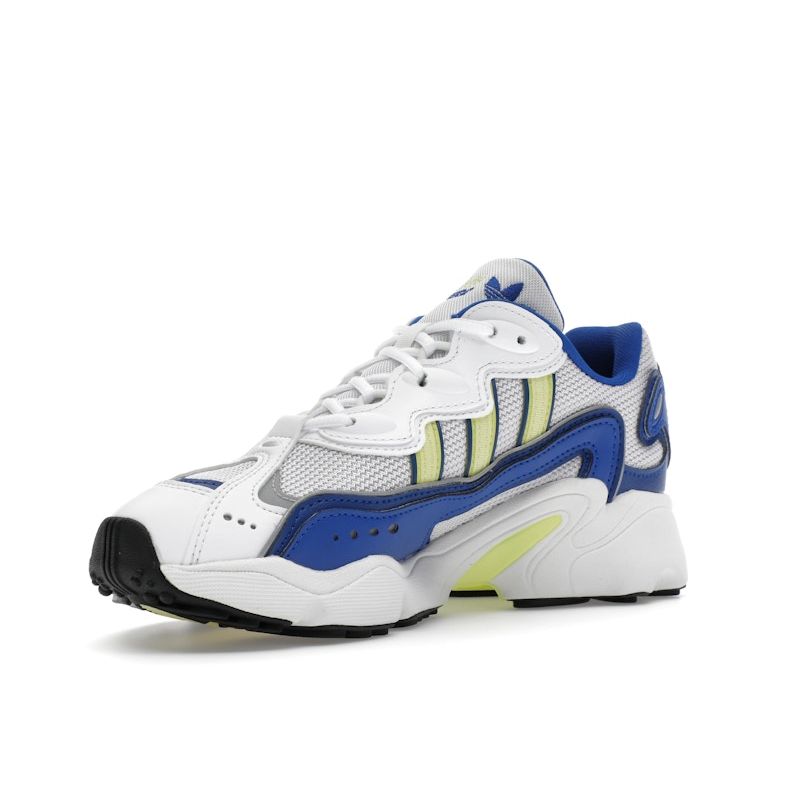 Adidas Ozweego OG White Royal Pulse Желтые женские кроссовки Cloud-White Royal-Blue IE6998