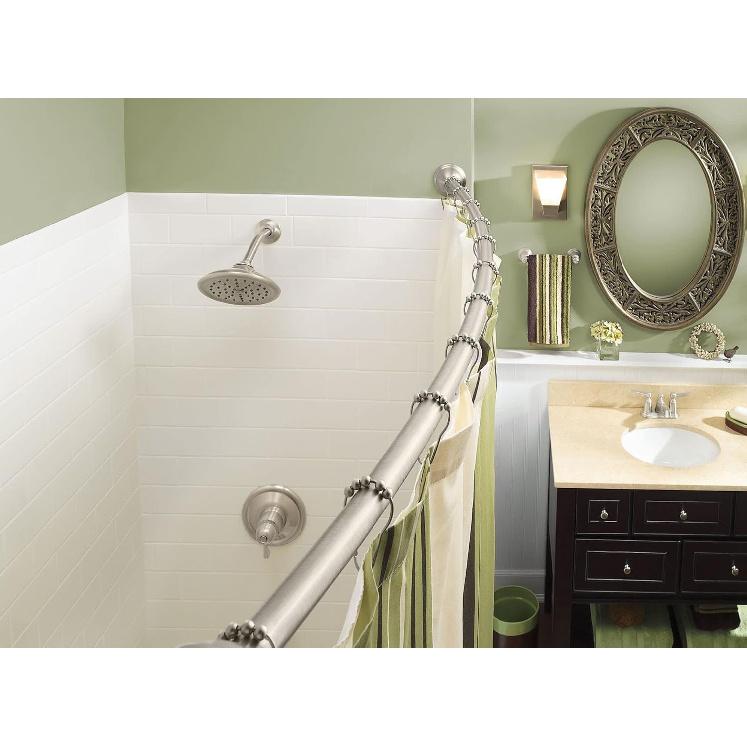Moen SR2100BN Роликовые кольца для душевой шторы, 12 штук, Матовый никель