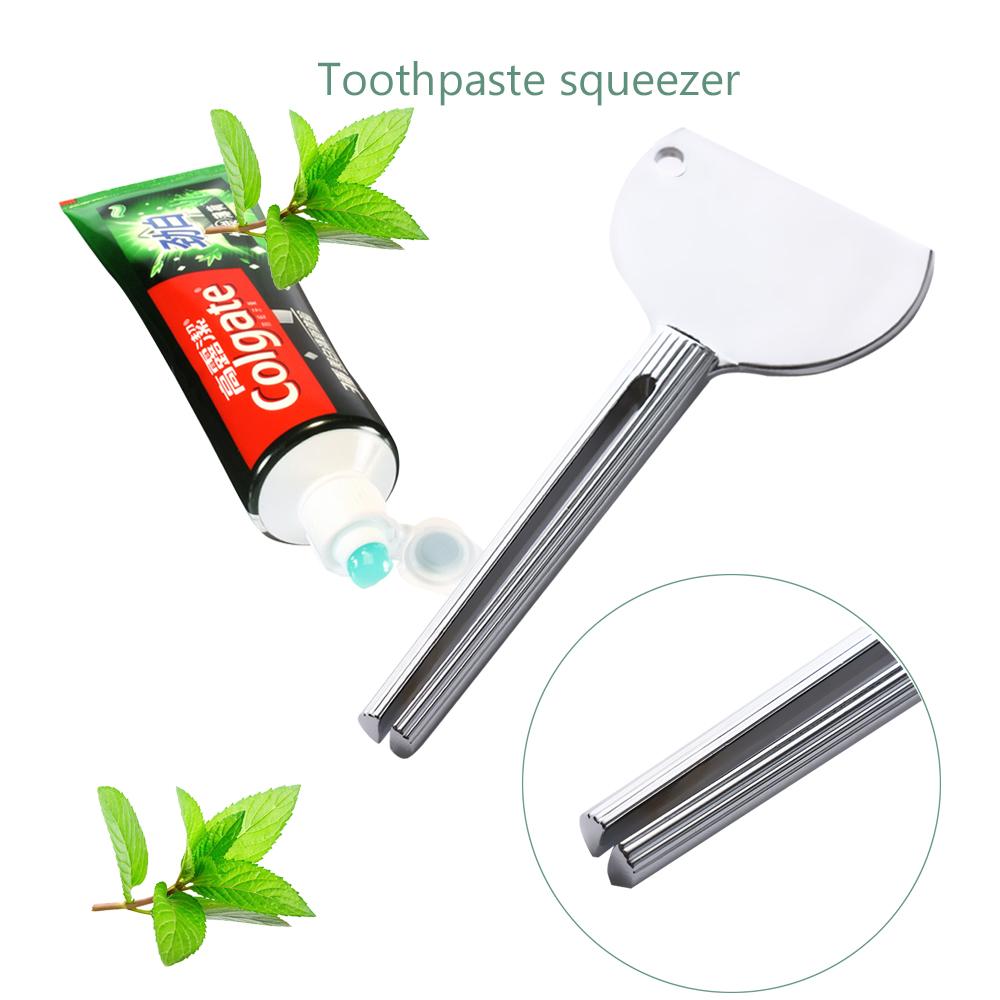 Hair Dye Stainless Steel U Shape Ointment Extruder Toothpaste Squeezer Dispenser Metal Tube