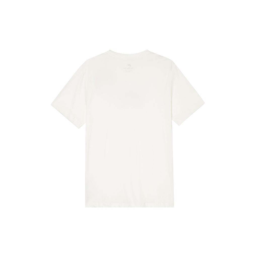 Nike Спортивная одежда с логотипом бренда и буквенным принтом, дышащая, удобная, с коротким рукавом, футболка для мужчин, парус FZ5398-133