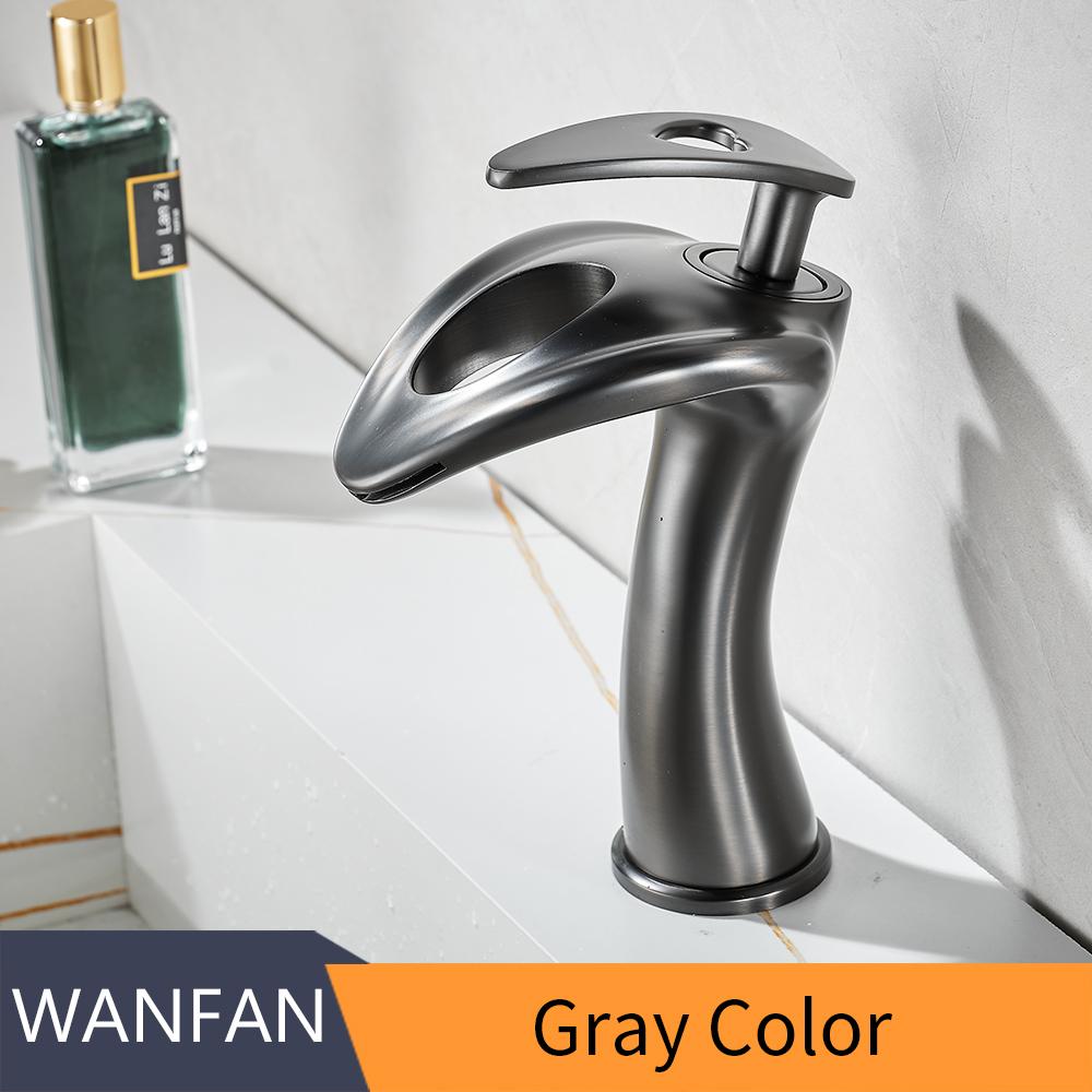 Basin Faucets Deck Mounted Bathroom Faucet Brass Mixer Single Handle Black Faucet Sink Mixer Washbasin Faucet Toilet