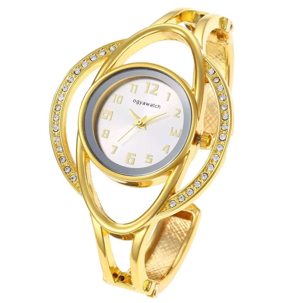 Роскошные женские часы, модные женские часы из нержавеющей стали с браслетом, элегантные женские часы для платья, подарок для леди