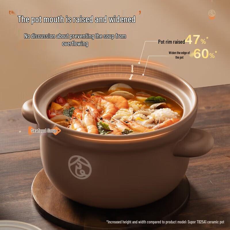 Керамическая кастрюля-супница SUPOR 3,5 л