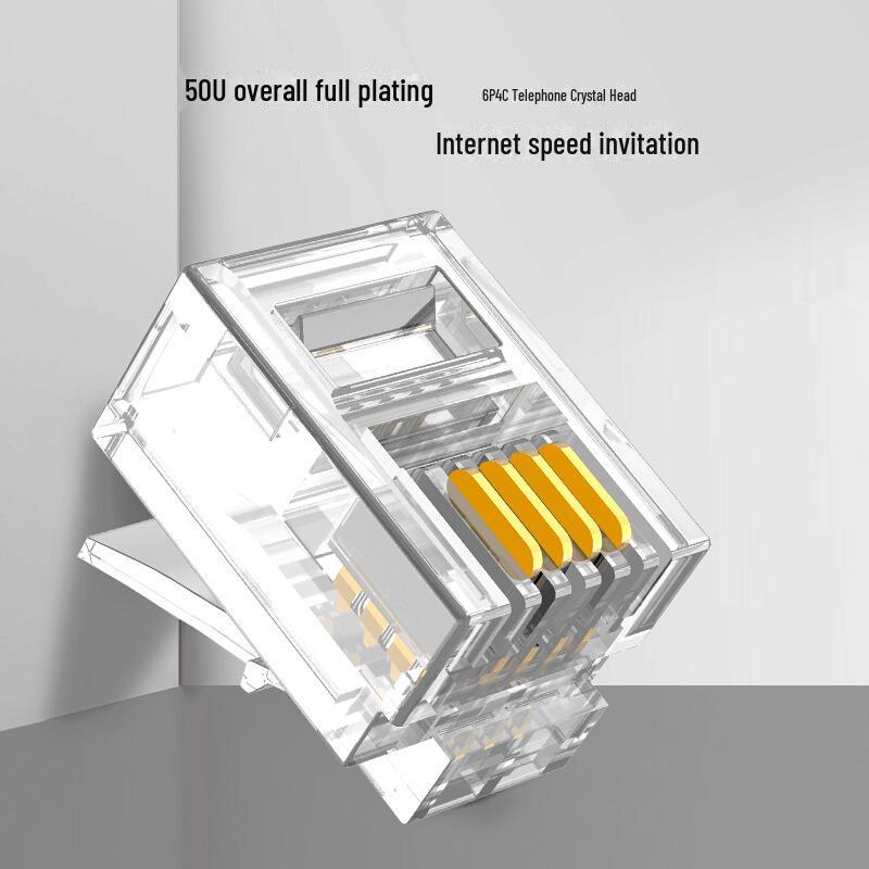 Biaz Высококачественный телефонный разъем RJ11 6P4C