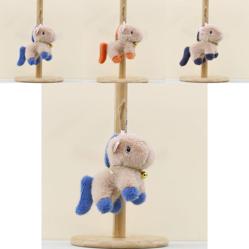 Очаровательный плюшевый брелок-пони с милым мультяшным дизайном для детей 12 см подарок