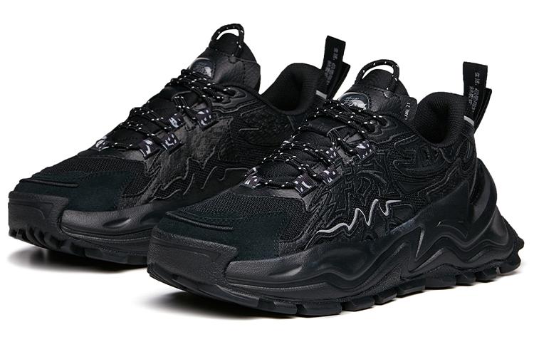 Women's Sneakers ANTA Chunky Sneakers Women's Low-top Black/Silver