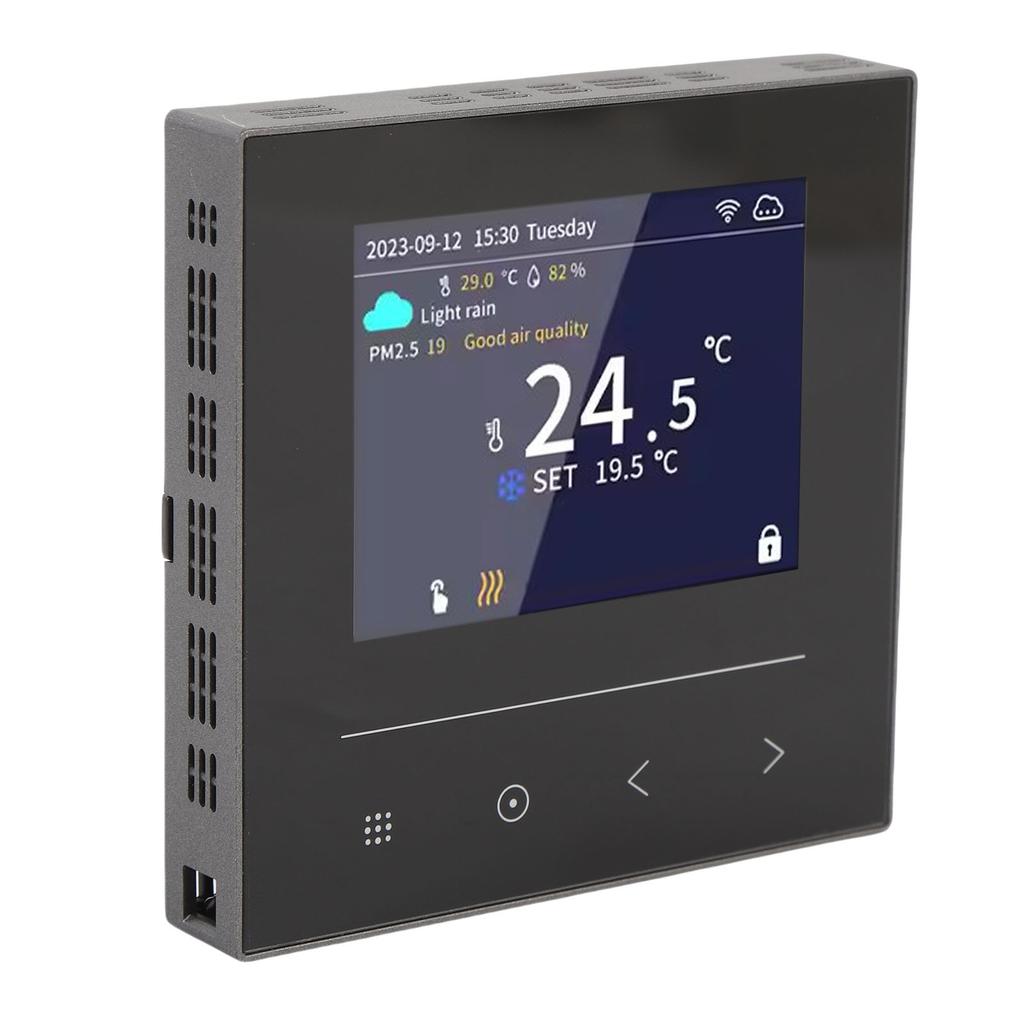 Цветной ЖК-дисплей Термостат Управление через WIFI-приложение Умный термостат Регулятор температуры для настенной духовки