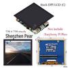4" Square IPS Capacitive Touch Raspberry Pi LCD Display, 720x720, Tempered
