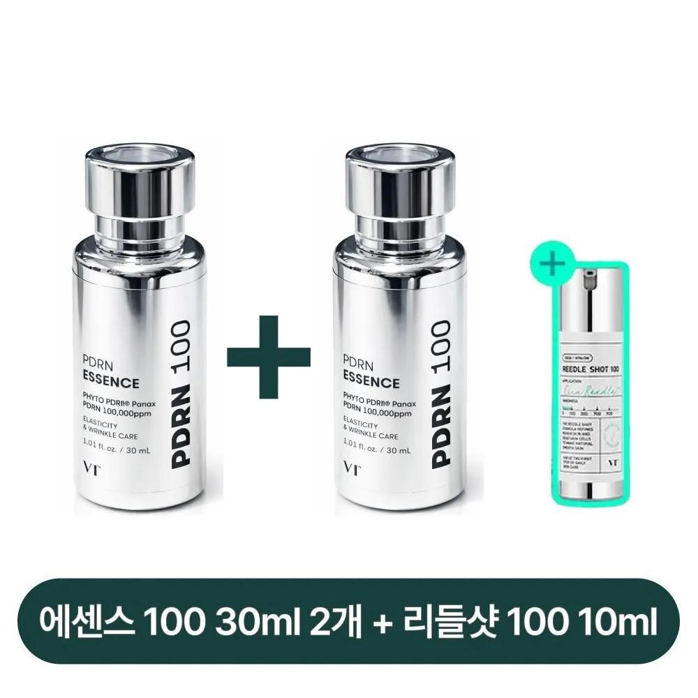 1+1 VT COSMETICS VT PDRN Эссенция 100 30 мл + Riddle Shot 100 10 мл