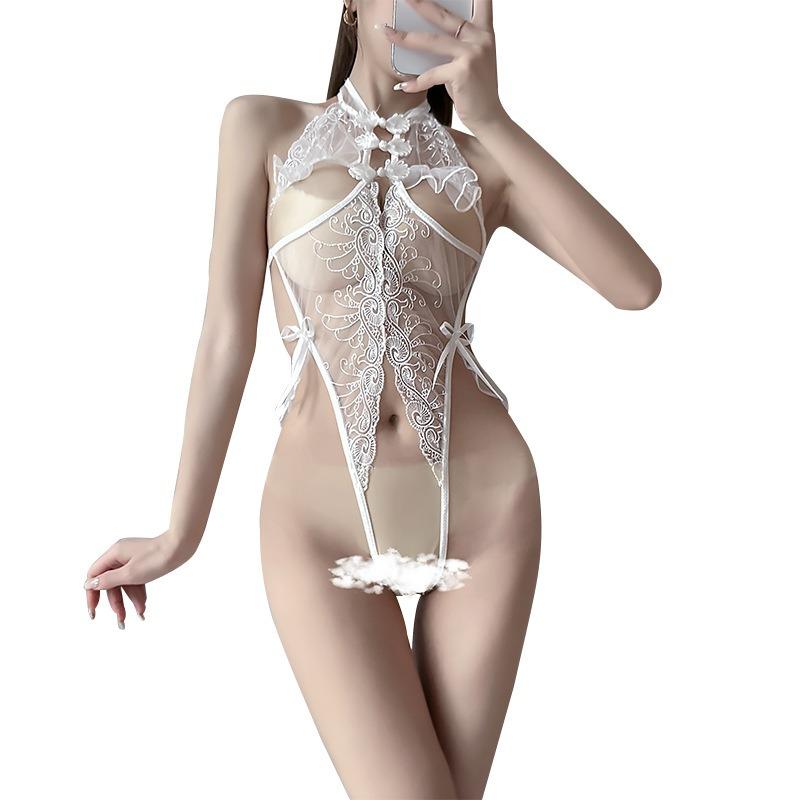 Сексуальное нижнее белье чистое желание маленькая грудь комбинезон сексуальное кружевное бесшовное собирающее нижнее белье горячий соблазн униформа
