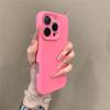 Мягкий Резиновый Силиконовый Гелевый Чехол Конфетного Цвета для iPhone 16 15 14 Plus 13 12 11 Pro Max Ударопрочный ТПУ Бампер Простой Однотонный Чехол
