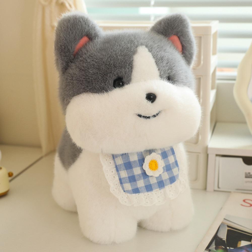 Soft Plush Dog Toy 20cm Plush Stuffed Doll Funny Plush Bib Dog Gift