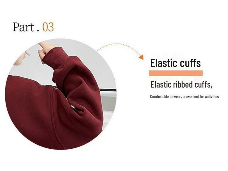 Свитшот для девочек с флисовой подкладкой и вставками: Стильный осенне-зимний пуловер для детей