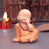 Little Monk Statue Religious Resin Handicraft Desk Decoration Monk Office Feng Shui Decoration Buddha