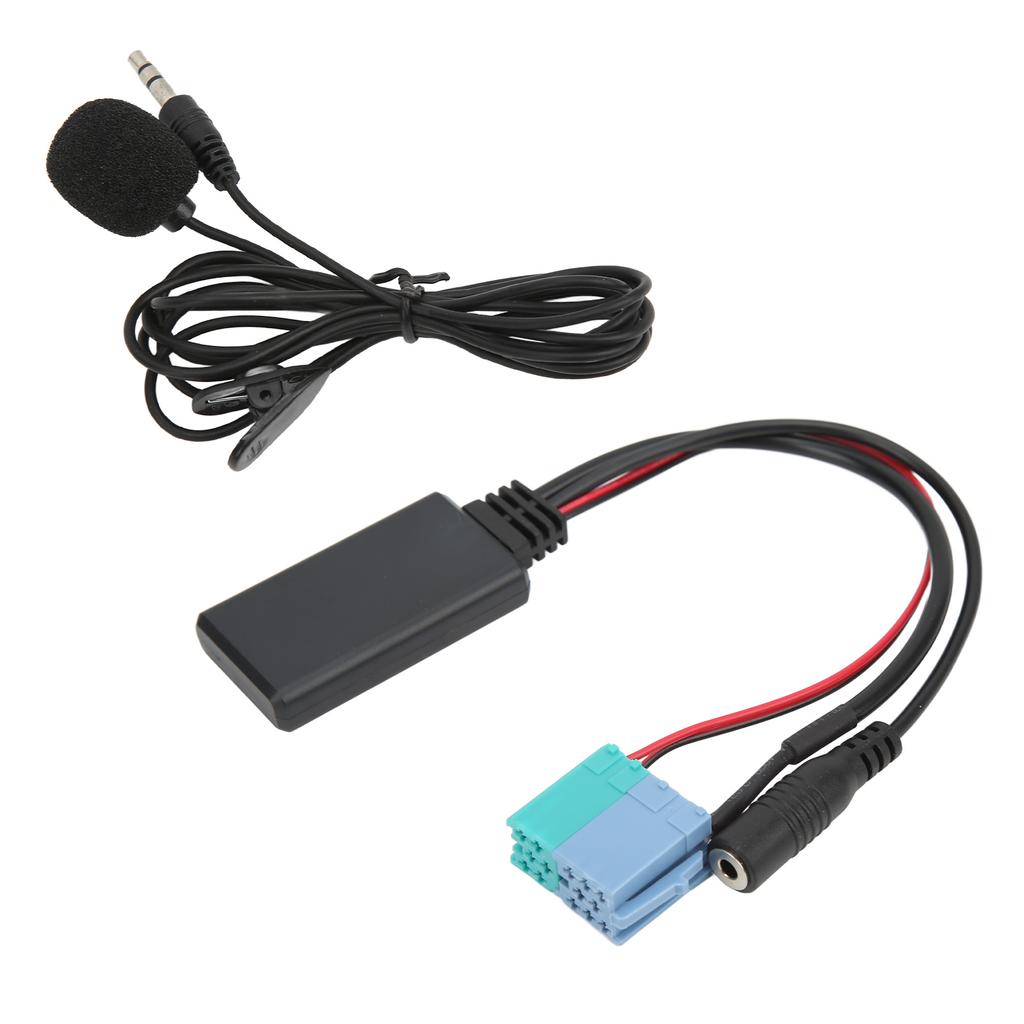 Car Bluetooth Module Audio Aux Cable Microphone MINI ISO Port for Stereo 8PIN 6PIN Port
