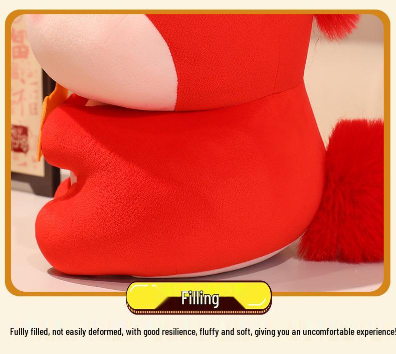Плюшевая игрушка-талисман 2026 года - Год Лошади - Подарок на Новый год
