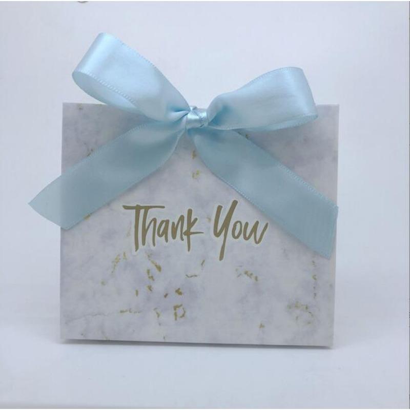 New Creative Mini Grey Marble Gift Bag Box for Party  Chocolate Boxes Package Wedding Favours Candy Boxes for Wedding for Thanksgiving Day