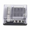 6 Way Fuse Block IP66 Waterproof Fuse Box Holder 32V DC with Dampproof Cover for Car Boat RV