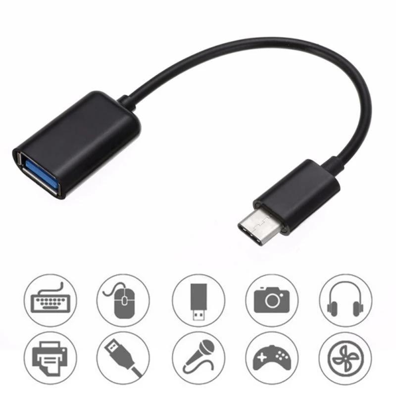 USB-адаптер USB Type C 3,1 для мобильного телефона 16 см, штекер-USB 3,0, гнездовой OTG-кабель, для Xiaomi