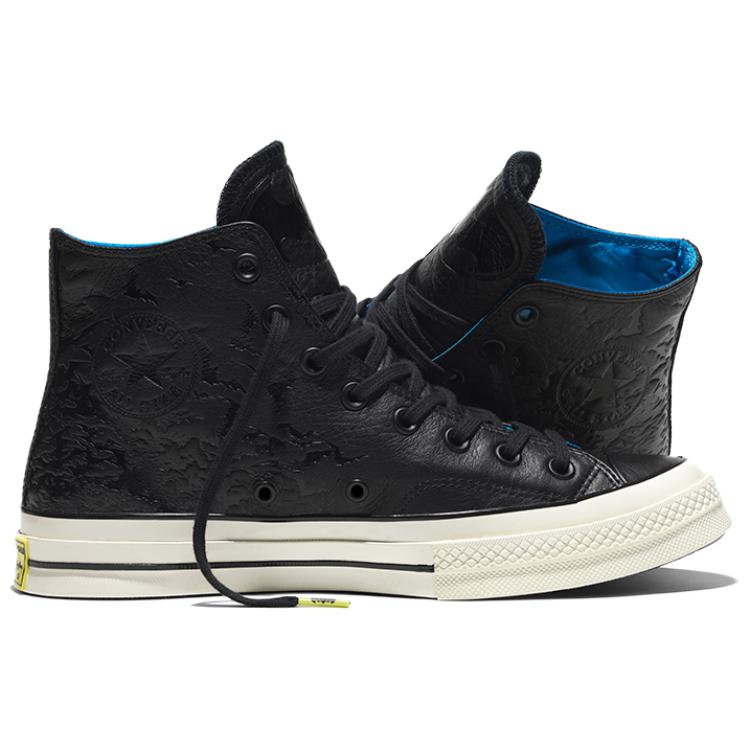 DC Comics x Converse Chuck Taylor All Star 70 Hi Бэтмен Унисекс Кроссовки Черный Распылитель-Синий Эгрет 155358C